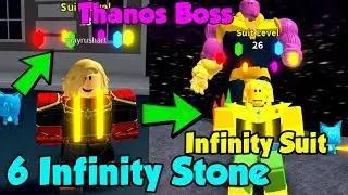 I Collected All 6 Infinity Stones! Unlocked Infinity Suit! 800 Million Damage! - Superhero Simulator