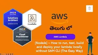 09 NodeJs Run & Test AWS Lambda Locally WITHOUT SAM CLI (Super Easy Setup!) | esbuild + Winston log