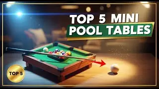 TOP 5 Best Mini Pool Tables 2026 | All the Fun of Billiards in a Compact Size.