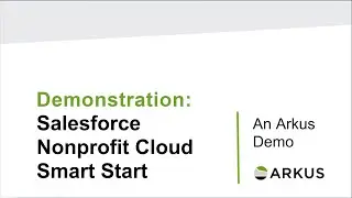Salesforce Nonprofit Cloud Smart Start Demo