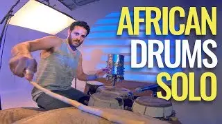 African Drum Solo // Ben Aylon // One Man Tribe