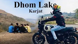 Dhom Lake karjat Maharashtra bike ride Hunter 350 // Ntorq 125 