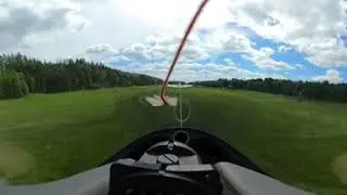 Glider DG500 start GoPro MAX 360
