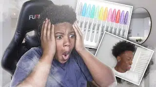 When You Leave Markers Around Kids!😂(REACTION!)**LENARR YOUNG**