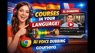 How to translate Coursera courses into your native language with voice dubbing?