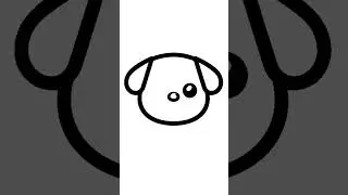 How to Draw a Cute Dog Face 🐶