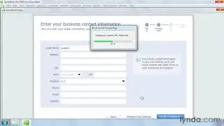 QuickBooks Tutorial - Create a company file