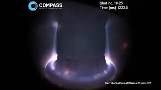 Real plasma inside a fusion reactor. Its temperature is 150 million degrees Celsius