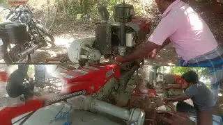 Vst shakti 165DI power tiller diesel filter change engine up down problem solve  🔧vst பவர் டில்லர்