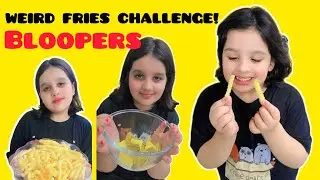 French fries Challenge with Funny Reactions! 🤣🍟 | Umaima & Aden Try Weird Sauces!