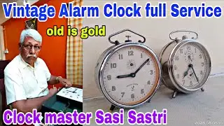 Vintage Alarm Clock service | Old Alarm Clock Repair 🤠 #alarmclock @mr_vipul_sinh 