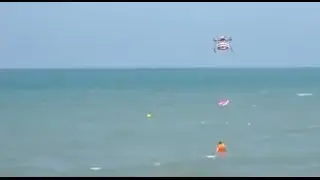 Спасательный дрон, способный быстро спасать людей