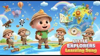 Little Explorers Learning Song | Fun Educational for Kids | Explore and Learn with Little Explorers