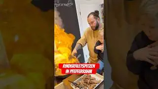 Rinderfiletspitzen mit Pfefferrahm pures Foodporn