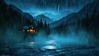 Rainstorm with Thunder and Lightning | Relaxing Nature Sounds 4K 