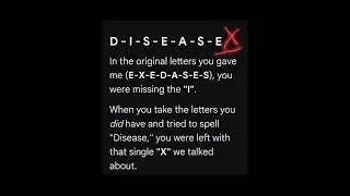 DISEASE X  = 24 = 6 = SIX = 666