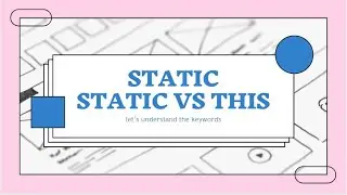 Static | Static vs This