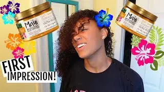 Maui Moisture Curl Quench + Coconut Oil ULTRA-HOLD GEL /on Natural 3c Curly Hair