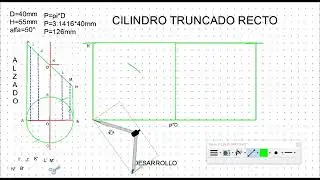 2 Desarrollo Cilindro Truncado Recto