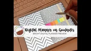 Digital Planner 2019 on Goodnotes 5! BRIGHT digital planner preview!
