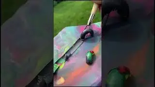 ASMR PAINT SCRAPING  #asmr #music #whispersounds