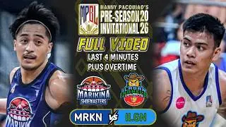 MPBL 2026 PRE-SEASON FULLVIDEO LAST 4 MINS + OVERTIME  | MARIKINA vs ILAGAN (FEBRUARY 19, 2026)