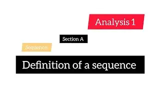 Definition of a Sequence &ndash; Real Analysis Concept Made Easy for 5th Sem Students 📘✨
