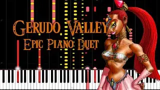 Gerudo Valley - The Legend of Zelda: Ocarina of Time [Piano Duet] // Zebeldarebel