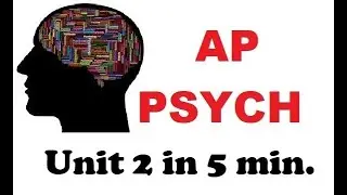 Updated AP Psychology Unit 2 in 5 Minutes