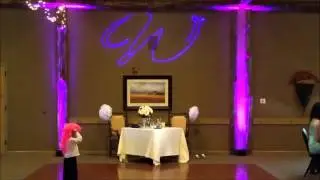 Custom Laser Gobo Effect | Indiana Wedding Experts