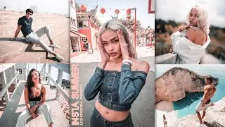 Insta Summer preset - Lightroom presets | summer instagram filters | light and airy presets