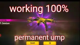 How to get free ump permanent gun skin !! New tricks
