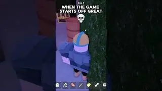 When the game starts off great in 99 nights in the forest - roblox