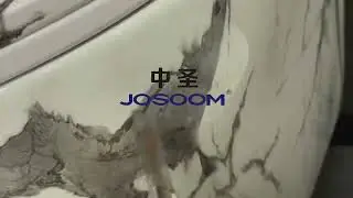 Marble wall-hung toilet with basin❤️❤️Good quality, with a knife is not damaged.✅✅​