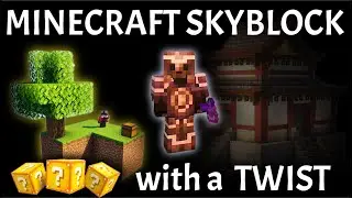 A mysterious structure appeared in my Minecraft Sky Block world...