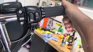 Как исправить заедание дроссельной заслонки на Harley