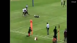 Malik Myatt #81 Wide Receiver Chicago Marshall H S  Touchdown vs Lindbloom
