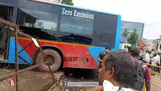 Bus Accident | Panaji Bus Stand | Live | Prudent | 080925