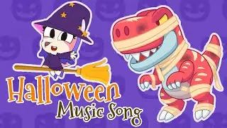 Halloween Song | Dinosaur Song for Kid | Nursery Rhymes| Nuton & Lola