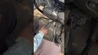 Splendor ko single 🔧gear lever daal diya ||#trending #splendorlover #viral