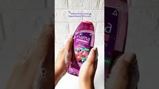Fiama Blackcurrant & Bearberry Shower Gel🫐 #shower #showerroutine #bodycare #smoothskin #shorts