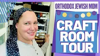 IKEA CRAFT ROOM TOUR | IKEA Organization | Orthodox Jewish Mom (Homeschool Room Tour)