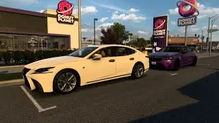 ATS: Путешествие по American Truck Simulator с Lexus GS и G90 M5 в сборе