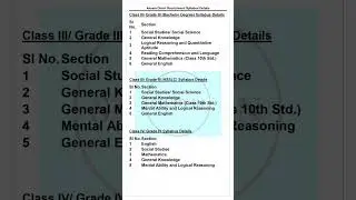 Assam Direct Recruitment Syllabus || ADRE 2.0 syllabus #youtube #youtubeshorts #shorts