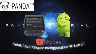 Cara mencetak Label Pengiriman Shopee penggunaan Printer Panda PRJ-80B menggunakan Google Chrome HP
