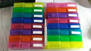 Ephemera / Embellishment Storage Using a Hobby Lobby Storage Case (Craft Room Storage Tip!)