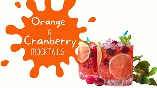 Orange and Cranberry Mocktail
