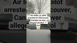 Предполагаемое употребление алкоголя пилотом Air India | Транспортное управление Канады, арест Ко...