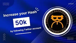 Receive 50k Hash on BTCs Mining app by following Twitter