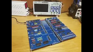 Ben Eater 8 bit computer , Modular PCB version